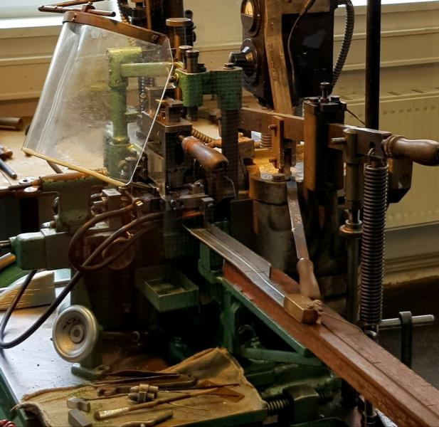 Museum für Druckkunst, Maschine zur Herstellung von Einzellettern